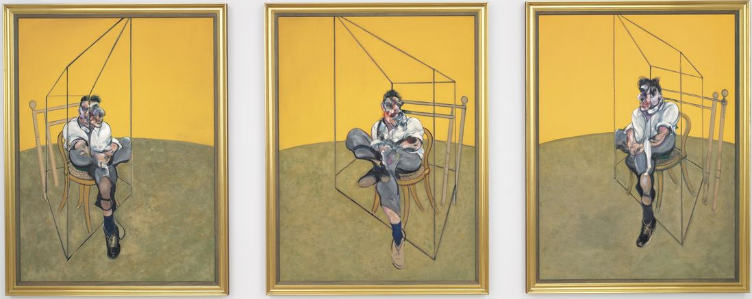 Francis Bacon's "Three Studies of Lucian Freud"